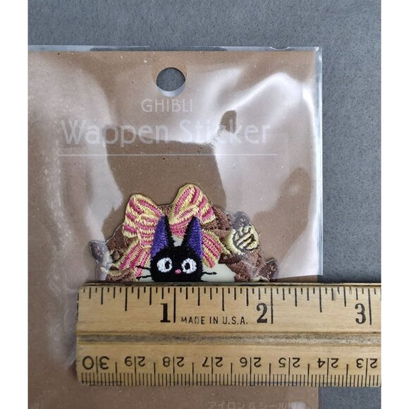 NEW Ghibli Park Kiki's Delivery Service Jiji Embroidered Iron-On Sticker Patch - Picture 3 of 5